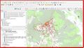 La mappa prima delle modifiche alla cartografia di base